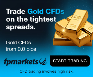 Buy gold CFDs on tight spreads
